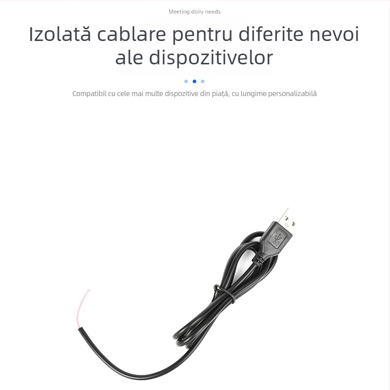 Cablu adaptor USB pentru linie de alimentare Android, distribuție cu un singur cap (Model: USB single-head distribution line; Brand: Source One Technology; Procesare: OEM; Înlocuire în 1 an pentru probleme de calitate; Timp de intrare pe piață: Primăvara 2