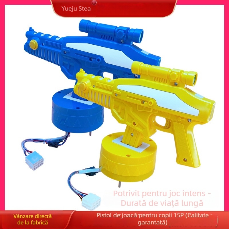 Consolă de joc pentru copii cu pușcă, single-player, carcasa din plastic, interfață de 15 pini, potrivită pentru vârsta 6–60 ani, greutate 3 kg