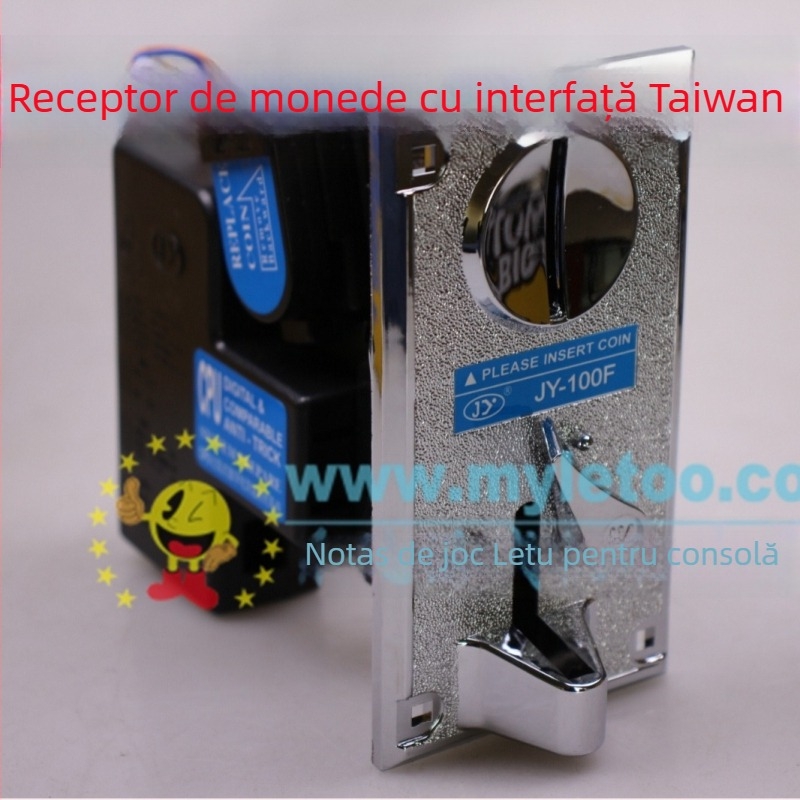 Acceptator de monede pentru mașinile cu gheară, Model 43, Interfață plug-in JY-100F, Baoli Electronics