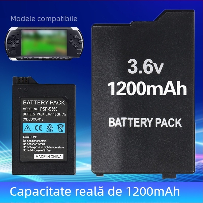 Baterie PSP2000/3000 cu capacitate încorporată de 1200mAh – Model PSP-S110 (litiu)