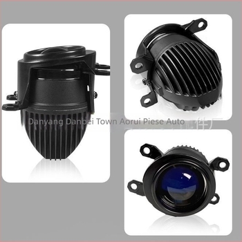 Faro LED de ceață cu lentilă laser, fascicul dublu, carcasă din aluminiu, 12–24V, 3000K–6000K