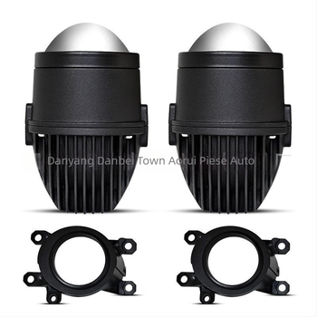 Faro LED de ceață cu lentilă laser, fascicul dublu, carcasă din aluminiu, 12–24V, 3000K–6000K