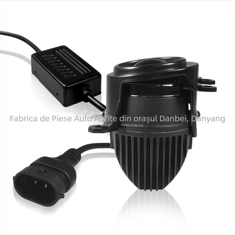 Faro LED de ceață cu lentilă laser, fascicul dublu, carcasă din aluminiu, 12–24V, 3000K–6000K