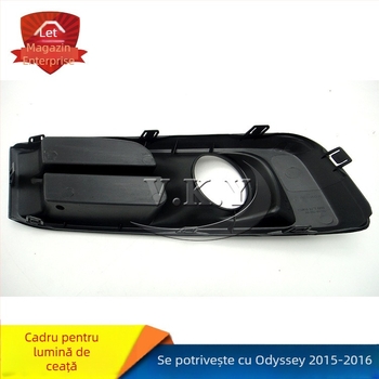 Capac pentru lampă de ceață și ramă frontală pentru far Honda Odyssey 2015-2016 (ABS)