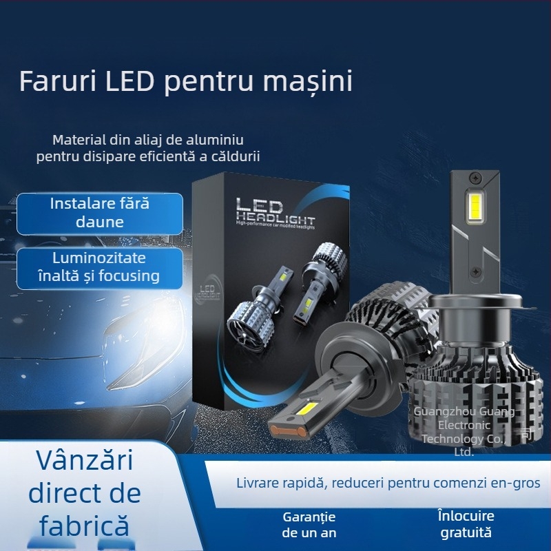 Far LED pentru mașină, 120W, 8400LM, 12V, IP68, Model V20