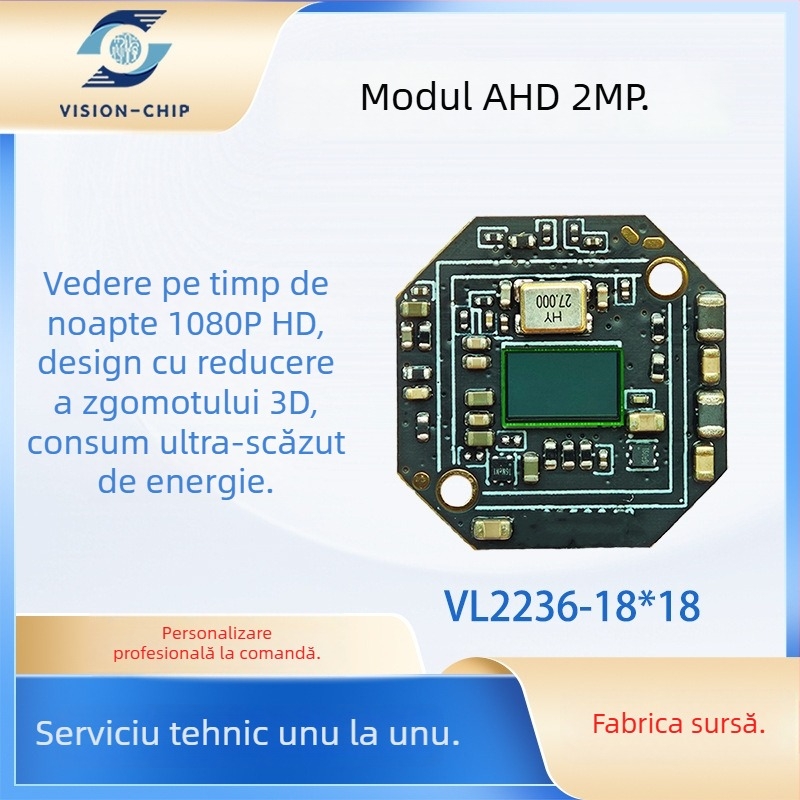 Modul cameră pentru vehicul cu comutare AHD/CVBS, HD pentru camioane, monitorizare la mers înapoi, 1080p vedere de noapte