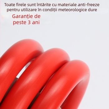 Cablu de pornire pentru baterie auto, cupru pur, 1500A, clemă dragon