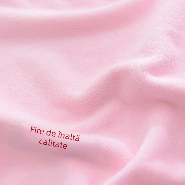 Prosop pătrat – fibră ultra-fină, 400 GSM, fibră unică, imprimare cu logo, absorbție 5–10 secunde
