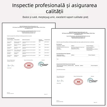 Șal tricotat din poliester, dungat, INS-style decorativ, personalizabil, pentru toate anotimpurile
