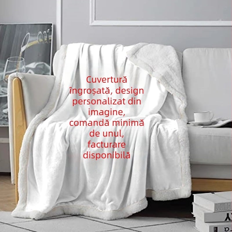 Pătură personalizată cu imprimare digitală (Poliester, 500–799 g/m², Personalizare după imagine, Stil modern, Calitate premium)
