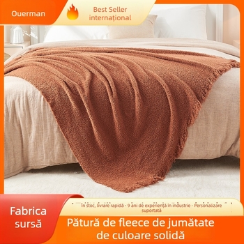 Cuvertură tricotată - acrilic, 500-799 g, Model: simplu, Stil Nordic, Potrivit pentru orice sezon