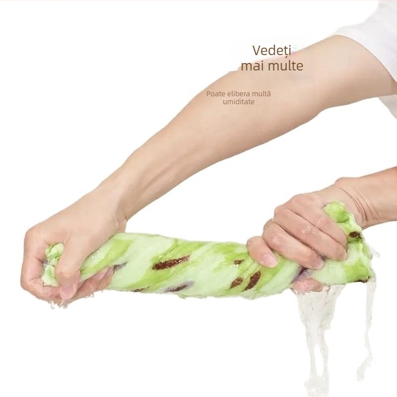 Prosop din microfibră pentru vase, imprimeu avocado, velur coral, multifuncțional pentru vase și boluri