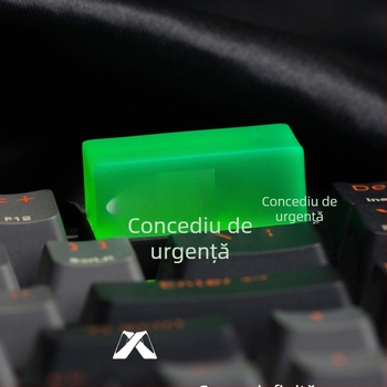Capă de tastă personalizat din rășină translucidă pentru tastatură mecanică, fără iluminare