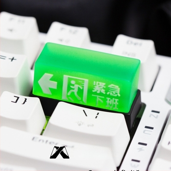 Capă de tastă personalizat din rășină translucidă pentru tastatură mecanică, fără iluminare