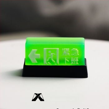 Capă de tastă personalizat din rășină translucidă pentru tastatură mecanică, fără iluminare