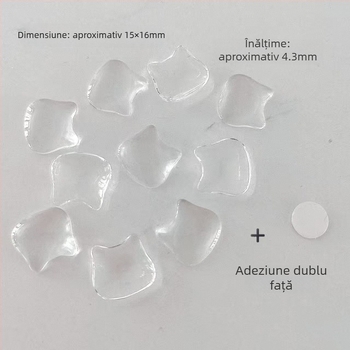 Stickere pentru taste de tastatură, creștere a înălțimii tastelor, sticlă de cristal, motiv drăguț cu cap de pisică, ajutor pentru tastare și manichiură