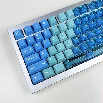 Set de taste pentru tastatură mecanică, PBT dublu-shot, două culori, înălțime originală 154 taste