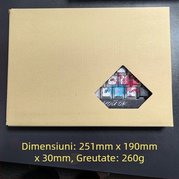 Set de keycaps SA pentru tastatură mecanică, temă Summer Bunny, transparent pe patru laturi, PBT, dye-sublimation, 119 taste