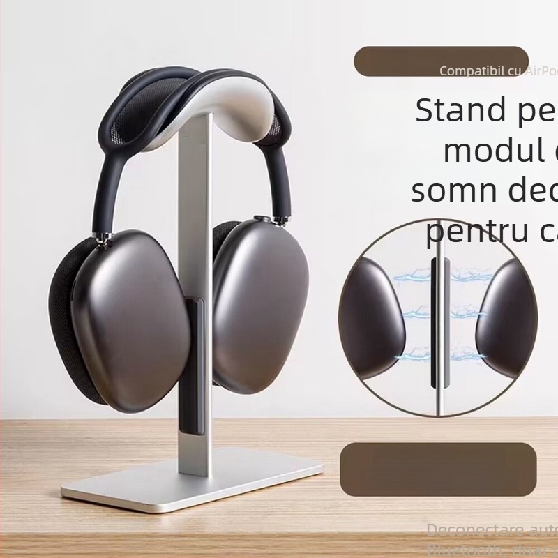 Suport pentru căști AirPods Max - model Z-28, universal, funcție de repaus, pachet include produs, șurub, șurubelniță