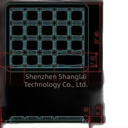 Capac protecție praf din silicon pentru tastatură — compatibil cu mașinile all-in-one pentru consum și cititoarele de carduri; protecție turnată, 100 buc./ambalaj, garanție 1 an