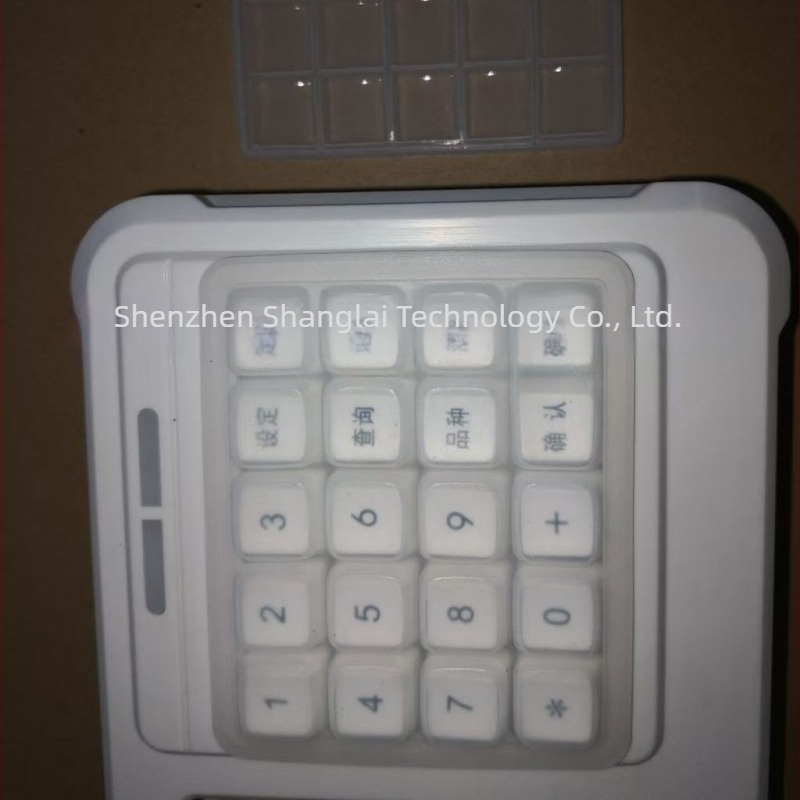 Capac protecție praf din silicon pentru tastatură — compatibil cu mașinile all-in-one pentru consum și cititoarele de carduri; protecție turnată, 100 buc./ambalaj, garanție 1 an