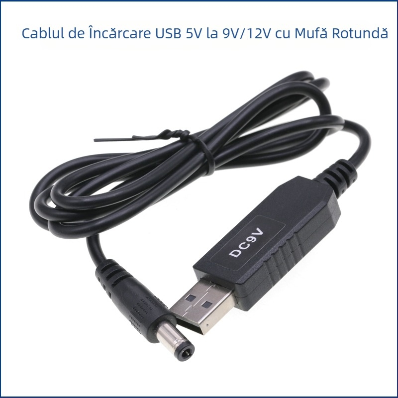 Încărcător USB pentru baterii Li, cablu boost 5V-21V, interfață DC, cablu USB adaptor — Fraser yufa