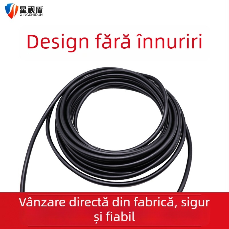 Cablu de prelungire DC din cupru pur pentru camera Fluorite, 5V–12V, 3 pini, izolație din silicon PVC