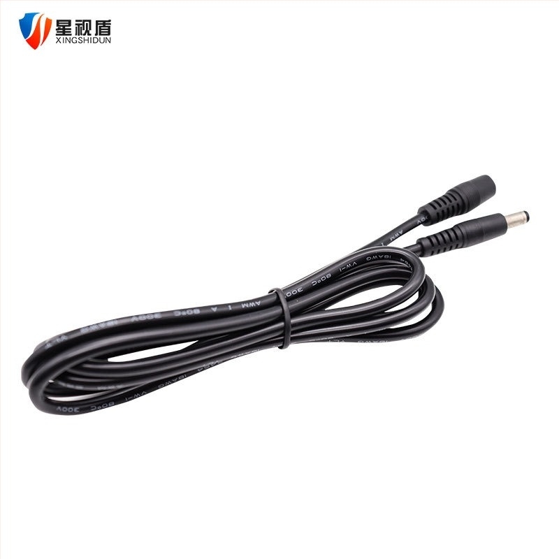 Cablu de prelungire DC din cupru pur pentru camera Fluorite, 5V–12V, 3 pini, izolație din silicon PVC