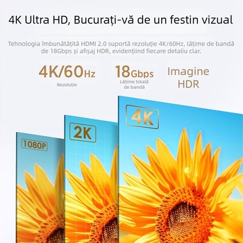 Cablu HDMI Biaz, 4K60Hz, Seria HX1/HX102, Zh120