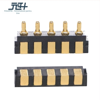 Pin pogo placat cu aur, tip cu post lateral și sudură laterală – conector-probe; model YSDZ-PG; utilizări: dispozitive inteligente, electronică auto, echipamente medicale, dispozitive digitale 3C