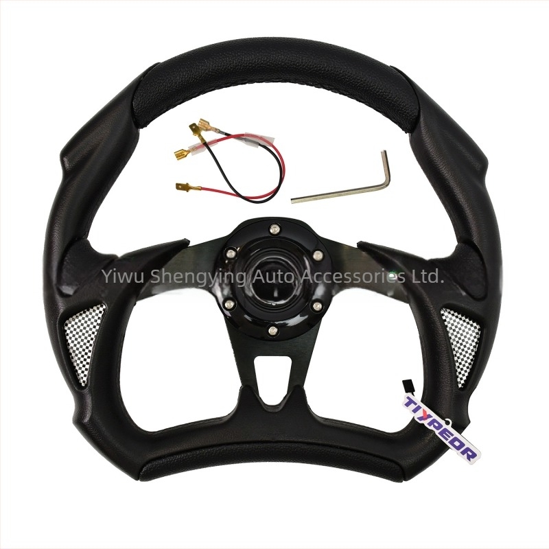 Volan de curse Tiypeor, din lemn, modelul 001 - gzfxp210-04, compatibil cu modele generale