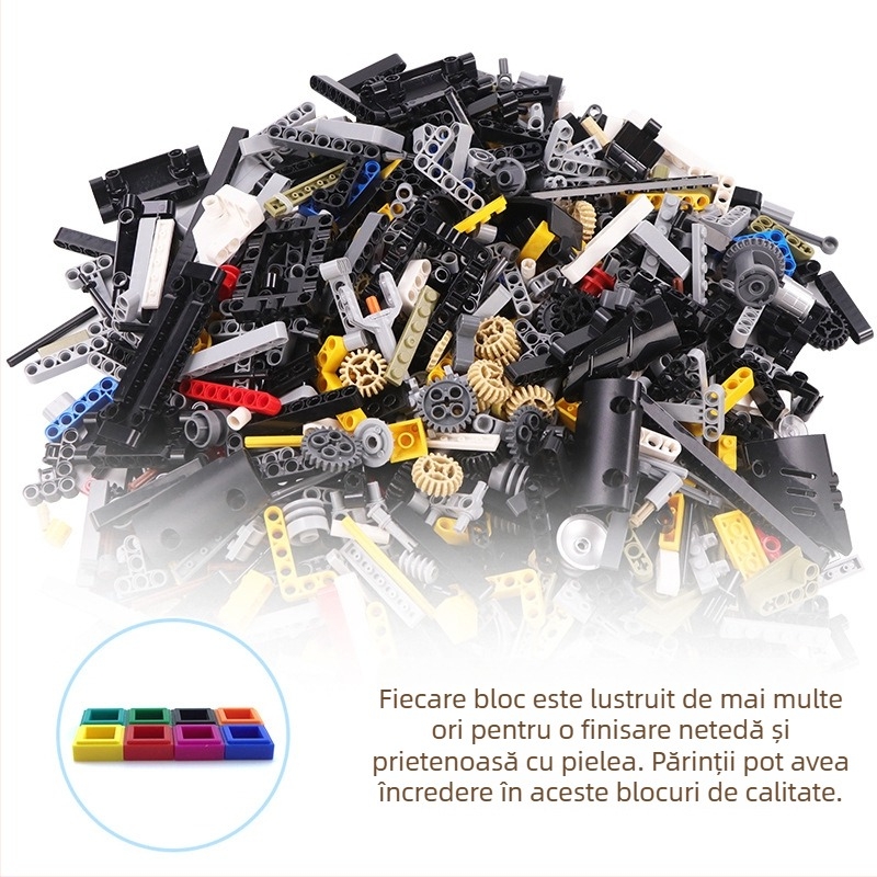 Accesoriu Jagler pentru blocuri – plastic ABS, compatibil cu blocuri; ambalaj 50 g, vârsta 7–14 ani