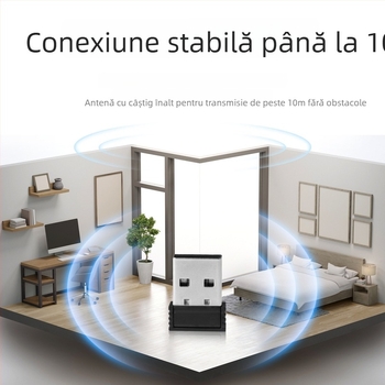 Receiver Bluetooth pentru gamepad — interfață USB; conectare Bluetooth directă; vibrații; compatibil PS5/PS4/Switch/PC; model M01