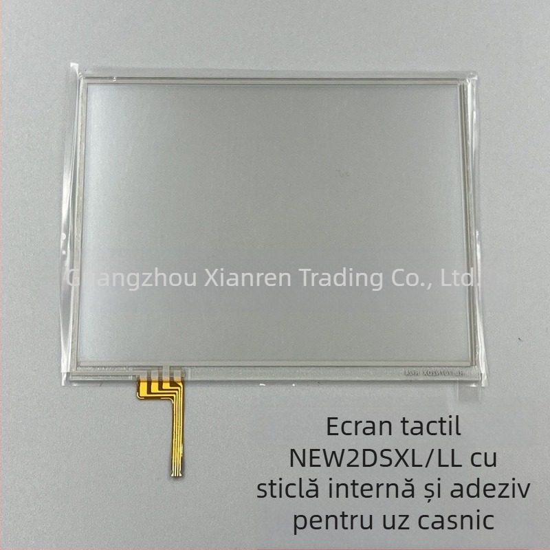 Panou tactil pentru NEW2DS XL, compatibil cu NEW2DS XL/LL, material PC, cu adeziv