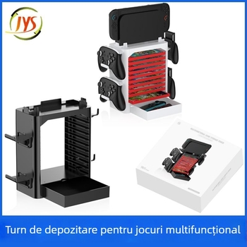 Suport de stocare pentru cărți de joc Switch/OLED/Switch 2 – ABS, capacitate 10 cărți, model Jys-ns153b, greutate 704 g