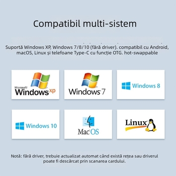 Cablu serial Type-C la DB9 RS232, adaptor USB-C, protocol RS232, miez de cupru pur, izolație PVC