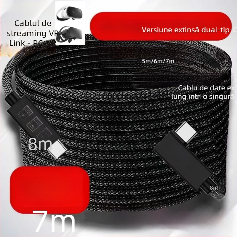 Neutral cablu de date USB 3.2 cu funcționalitate completă, cu capete USB-C duale, Rohs certificat, miez din cupru placat cu tin, material conductor TPES