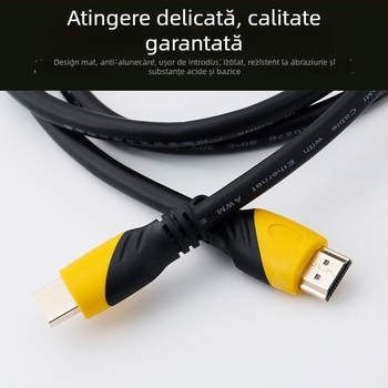 Cablu HDMI pentru PC — contacte placate cu aur, conductor din cupru, lungime 1,5 m, cablu adaptor