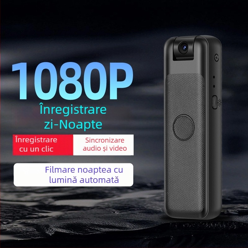 Camera corporală portabilă ZC-M8 cu stocare TF, 1-5 MP, carcasă ABS, baterie 1-3 ore