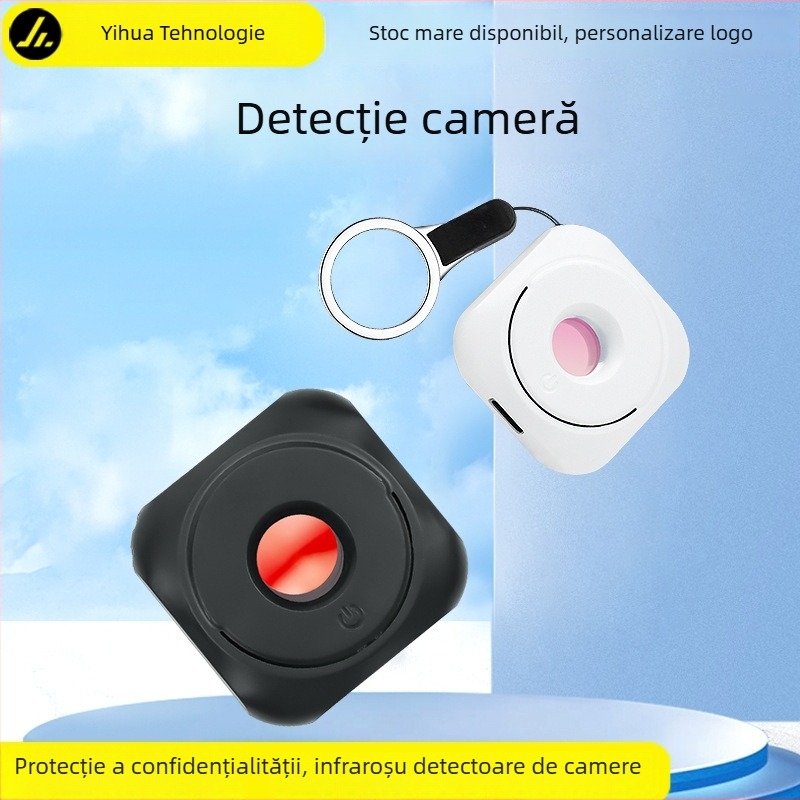 Detector pentru camere ascunse cu senzor infraroșu — detector portabil USB, wireless, 0-2000 MHz, rază de 5 m