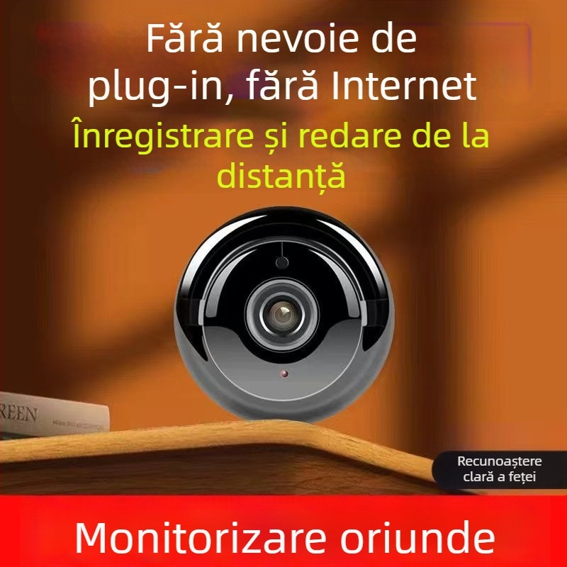 Cameră inteligentă cu 1080p, vizionare nocturnă, stocare în cloud, control prin aplicația mobilă, obiectiv 3,6 mm
