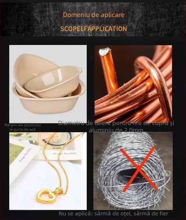 Unealtă pentru demontarea inelului camerei din spate a telefonului – arc elastic, brațe înclinate la 90°, oțel aliat dur