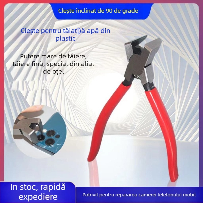 Unealtă pentru demontarea inelului camerei din spate a telefonului – arc elastic, brațe înclinate la 90°, oțel aliat dur