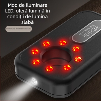 K96 detector infraroșu, wireless, pentru camere ascunse în hoteluri și apartamente închiriate, bandă de frecvență 1-8000 MHz, rază de detecție 0.1-10 m