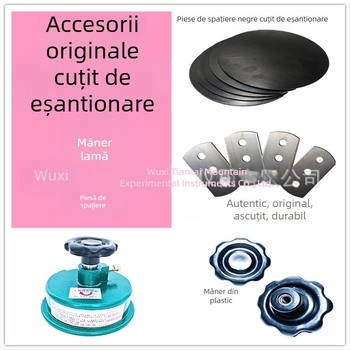 Sampler de cântărire în grame cu garnitură neagră, lamă pentru recoltare, placă de gravare manuală, mâner din plastic, cântar digital