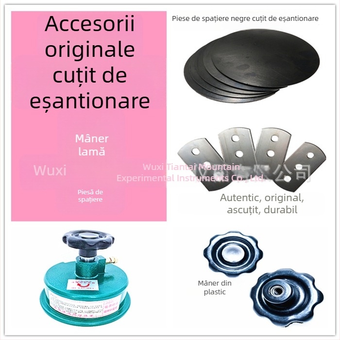 Sampler de cântărire în grame cu garnitură neagră, lamă pentru recoltare, placă de gravare manuală, mâner din plastic, cântar digital