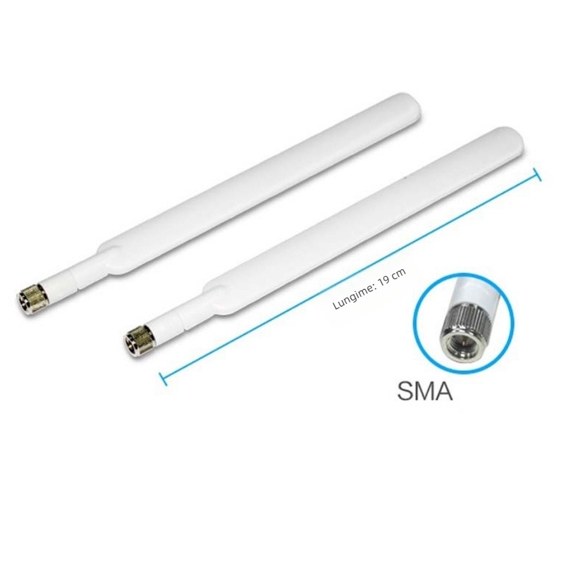 One and the World 4G antenă de comunicații, impedanță 75 Ω, SWR ≤ 2, câștig 5 dB