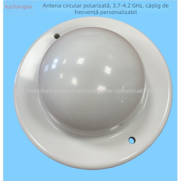 Antena UWB cu polarizare circulară, 3,7–4,2 GHz, câștig 3 dBi, model Xctd 3500-02 yjdz