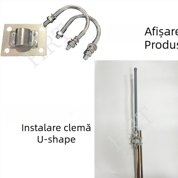 Huarongtong antenă omnidirecțională din fibră de sticlă, 50 Ω, 150 MHz, 3 dBi, SWR ≤ 1.5