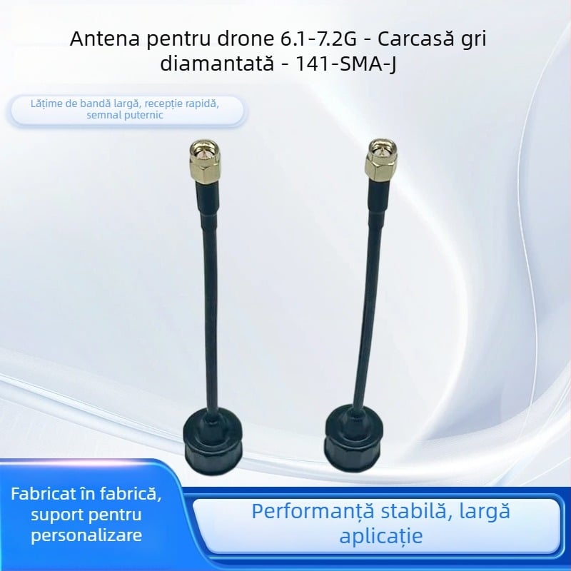 Antena UAV cu conector SMA-J, design omnidirecțional, transmisie FPV a imaginilor, greutate 6.1-7.2 g, Chu feng